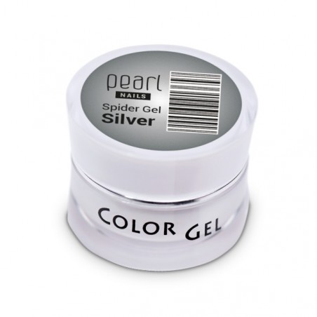 Spider Gel Silver, 5 ml, nailart, décoration, ongles, nails, manucure