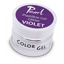 Plastiline Gel Glitter Violet, 5 ml