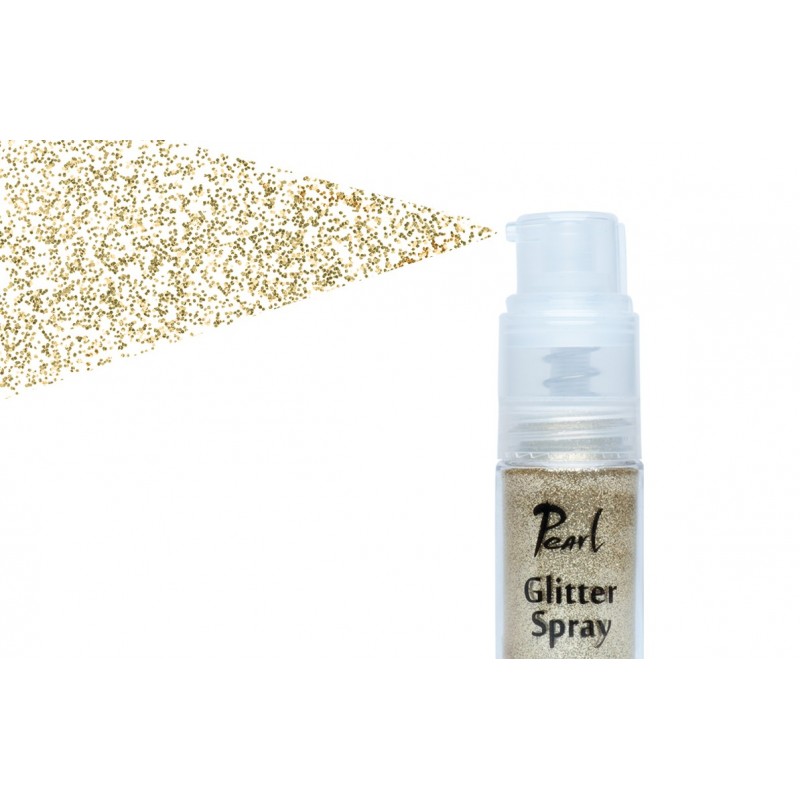 glitter spray pale gold 9gr