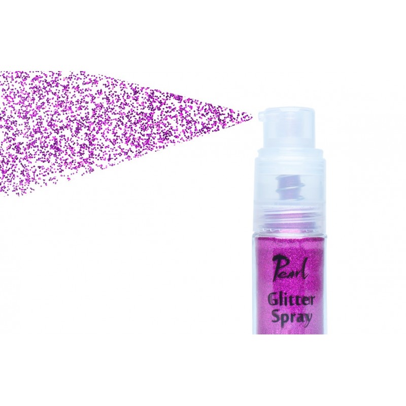 glitter spray deep peach 9gr