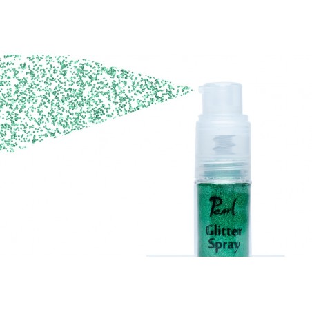 glitter spray deep green 9gr