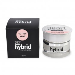 Hybrid PolyAcryl Gel Glitter Nude 15 ml